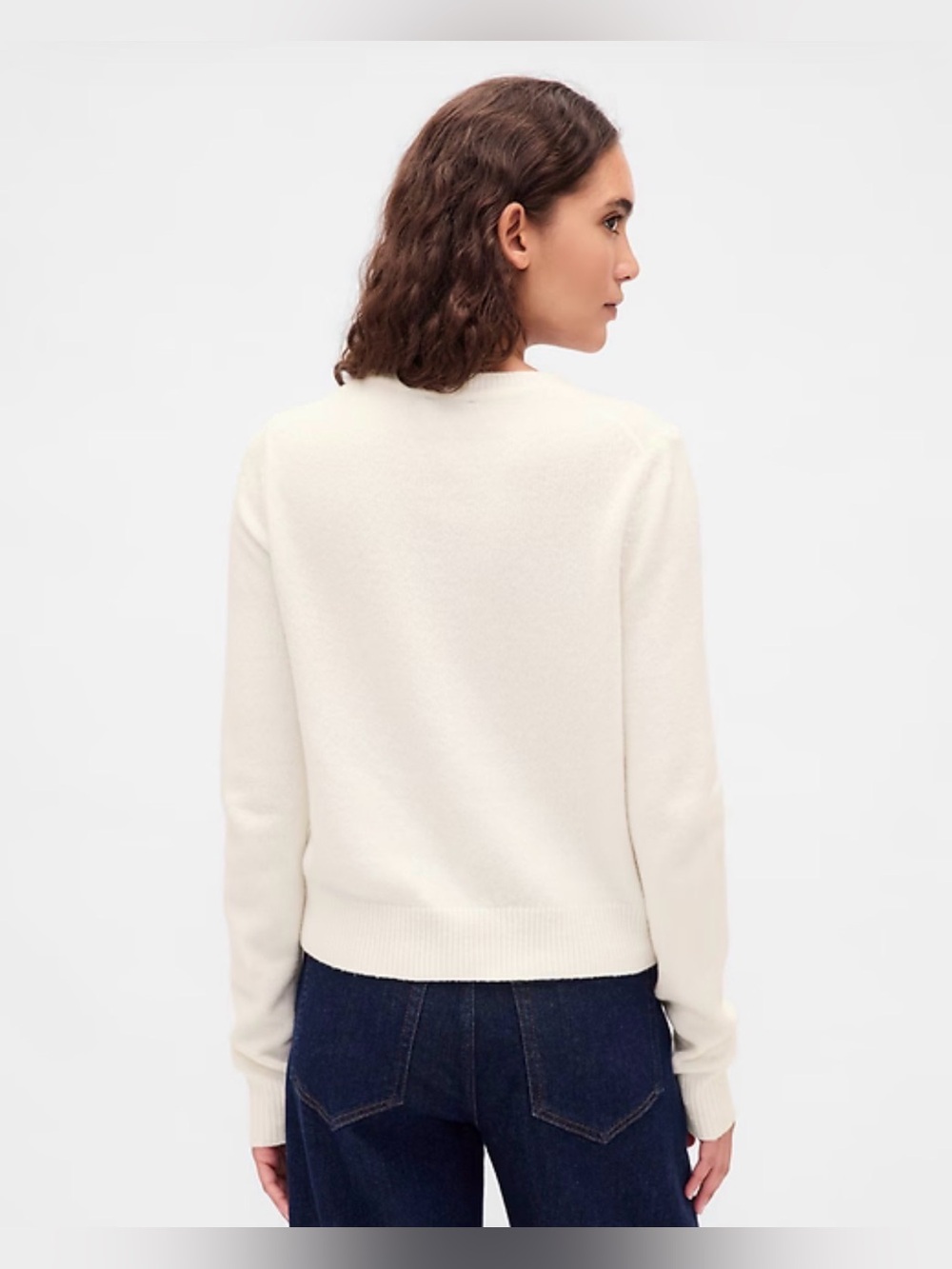 Gap Cashsoft Crewneck Sweater Alternative Cashmere Pullover Soft Cozy Fireside - Picture 3 of 5